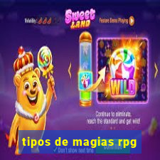 tipos de magias rpg